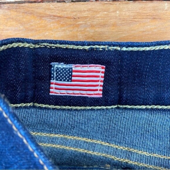 TRUE Religion Casey low rise super skinny flap pockets stretch made in USA 25 - Picture 7 of 13